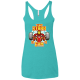 T-Shirts Tahiti Blue / X-Small Team Stark Gym Women's Triblend Racerback Tank