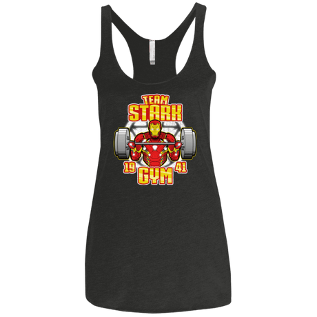 T-Shirts Vintage Black / X-Small Team Stark Gym Women's Triblend Racerback Tank