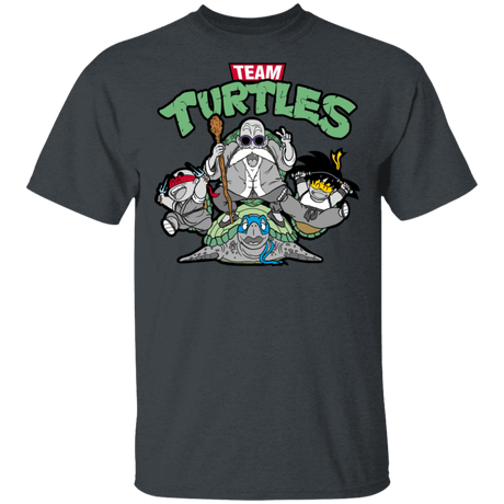 T-Shirts Dark Heather / S Team Turtles T-Shirt