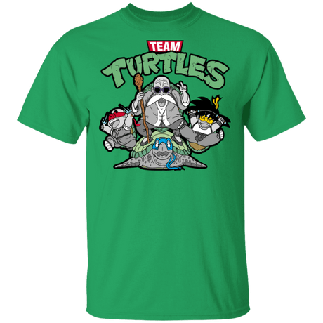 T-Shirts Irish Green / S Team Turtles T-Shirt