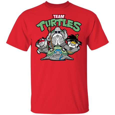T-Shirts Red / S Team Turtles T-Shirt