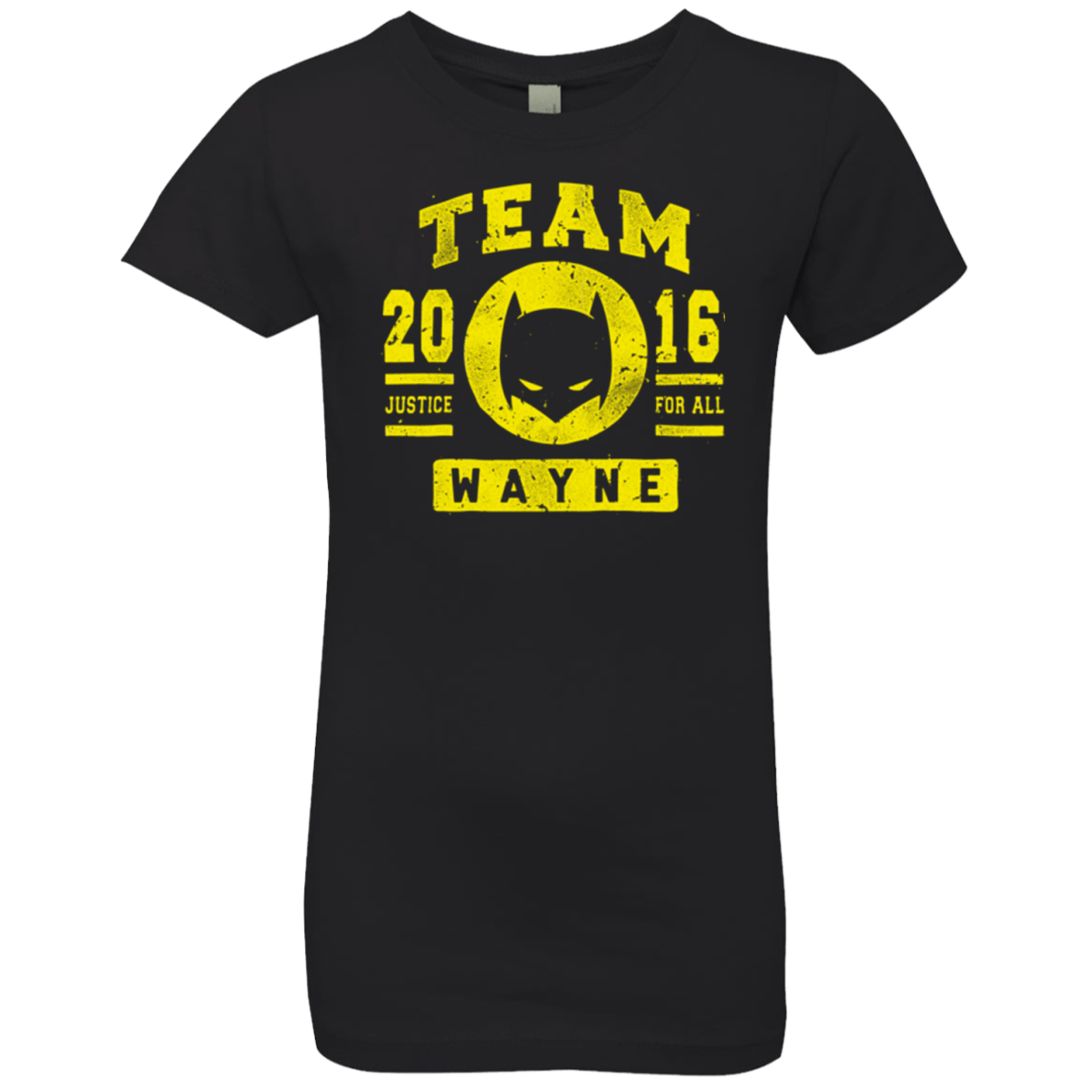 T-Shirts Black / YXS TEAM WAYNE Girls Premium T-Shirt