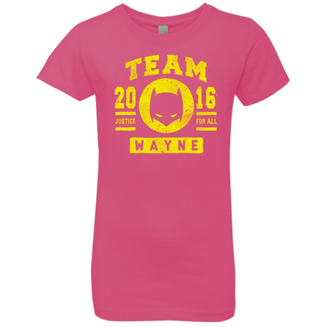 T-Shirts Hot Pink / YXS TEAM WAYNE Girls Premium T-Shirt