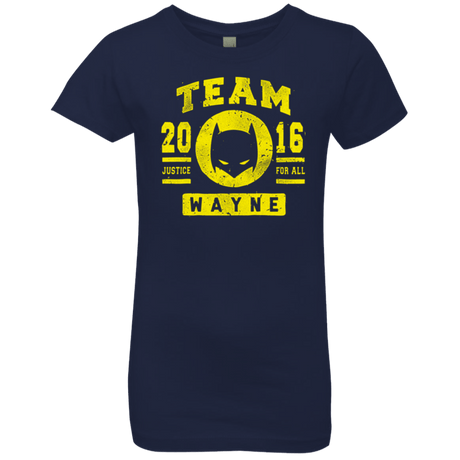 T-Shirts Midnight Navy / YXS TEAM WAYNE Girls Premium T-Shirt