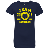 T-Shirts Midnight Navy / YXS TEAM WAYNE Girls Premium T-Shirt