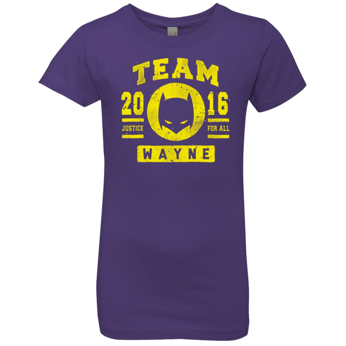 T-Shirts Purple Rush / YXS TEAM WAYNE Girls Premium T-Shirt