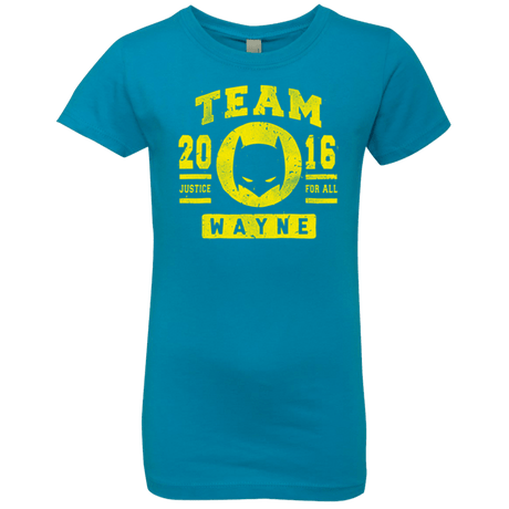 T-Shirts Turquoise / YXS TEAM WAYNE Girls Premium T-Shirt