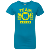 T-Shirts Turquoise / YXS TEAM WAYNE Girls Premium T-Shirt