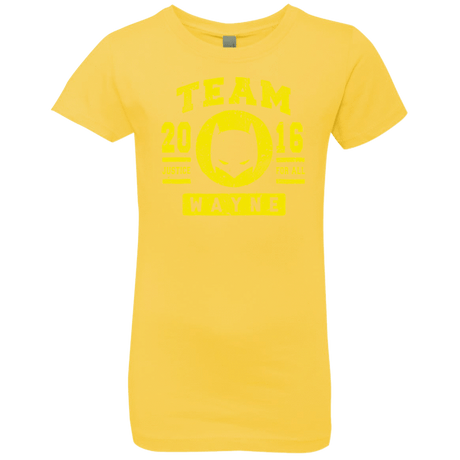 T-Shirts Vibrant Yellow / YXS TEAM WAYNE Girls Premium T-Shirt
