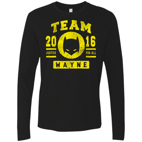 T-Shirts Black / Small TEAM WAYNE Men's Premium Long Sleeve