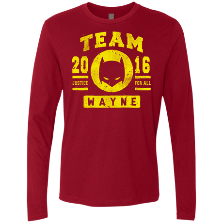 T-Shirts Cardinal / Small TEAM WAYNE Men's Premium Long Sleeve