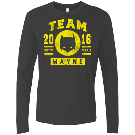 T-Shirts Heavy Metal / Small TEAM WAYNE Men's Premium Long Sleeve