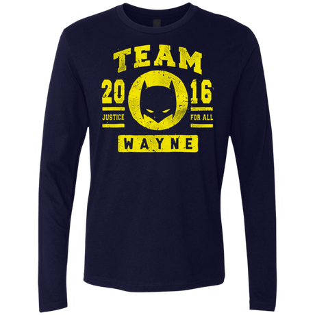 T-Shirts Midnight Navy / Small TEAM WAYNE Men's Premium Long Sleeve