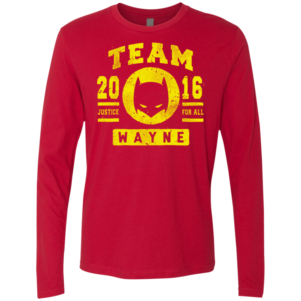 T-Shirts Red / Small TEAM WAYNE Men's Premium Long Sleeve