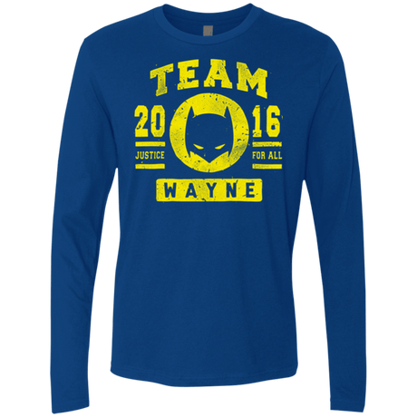 T-Shirts Royal / Small TEAM WAYNE Men's Premium Long Sleeve