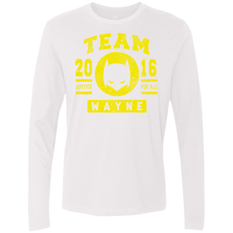 T-Shirts White / Small TEAM WAYNE Men's Premium Long Sleeve