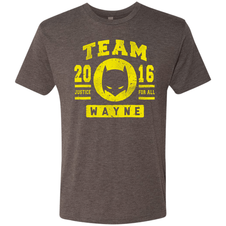 T-Shirts Macchiato / Small TEAM WAYNE Men's Triblend T-Shirt