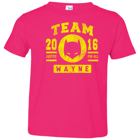 T-Shirts Hot Pink / 2T TEAM WAYNE Toddler Premium T-Shirt