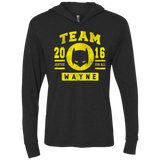 T-Shirts Vintage Black / X-Small TEAM WAYNE Triblend Long Sleeve Hoodie Tee