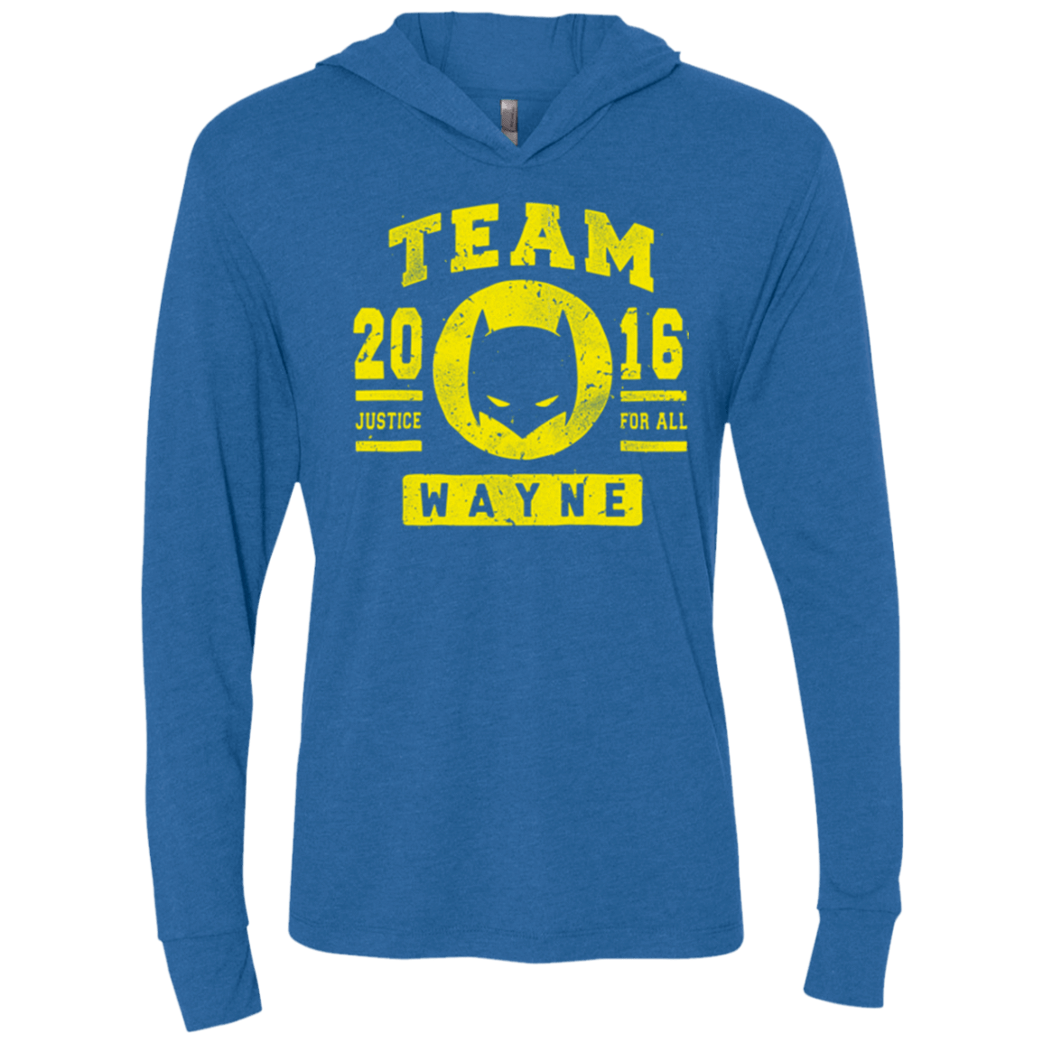 T-Shirts Vintage Royal / X-Small TEAM WAYNE Triblend Long Sleeve Hoodie Tee