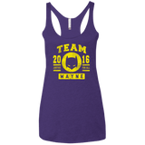 T-Shirts Purple / X-Small TEAM WAYNE Women's Triblend Racerback Tank