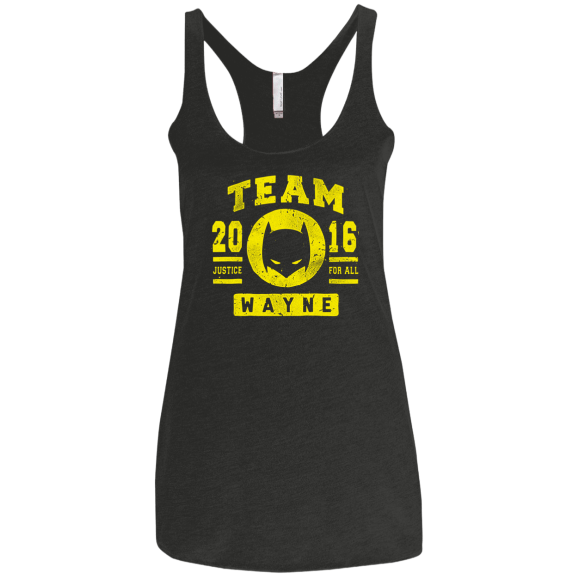 T-Shirts Vintage Black / X-Small TEAM WAYNE Women's Triblend Racerback Tank