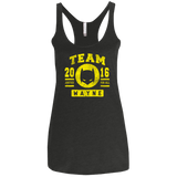 T-Shirts Vintage Black / X-Small TEAM WAYNE Women's Triblend Racerback Tank