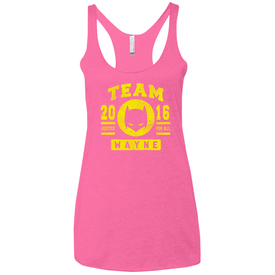 T-Shirts Vintage Pink / X-Small TEAM WAYNE Women's Triblend Racerback Tank