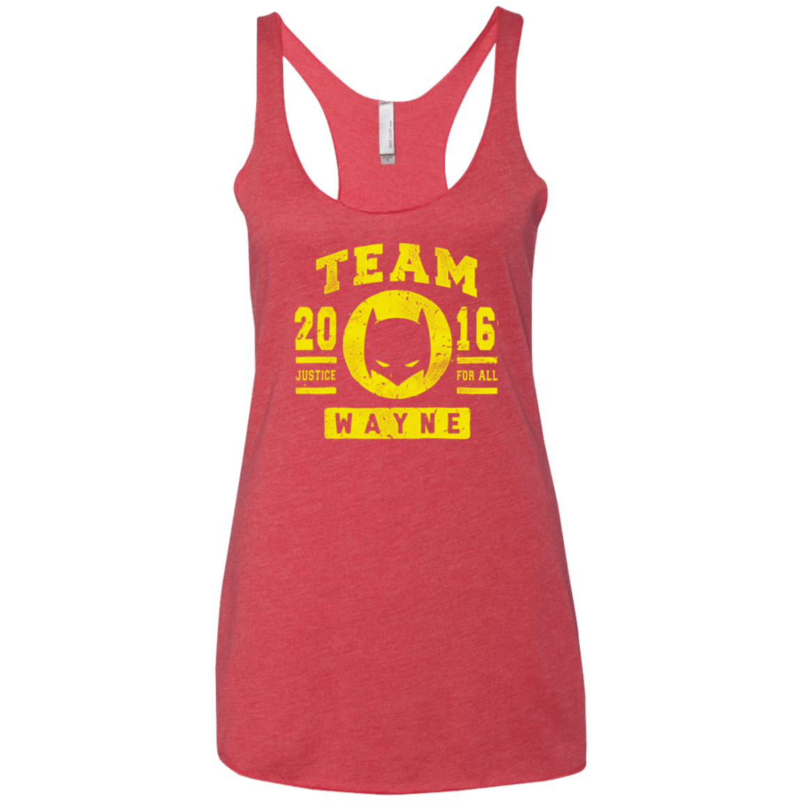 T-Shirts Vintage Red / X-Small TEAM WAYNE Women's Triblend Racerback Tank