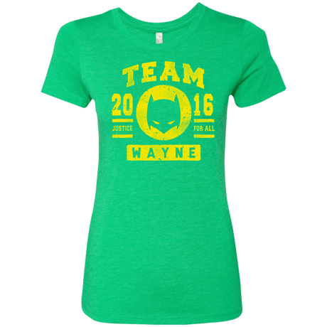 T-Shirts Envy / Small TEAM WAYNE Women's Triblend T-Shirt