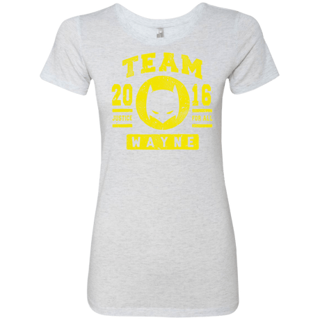 T-Shirts Heather White / Small TEAM WAYNE Women's Triblend T-Shirt