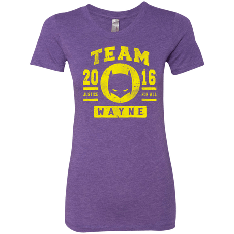 T-Shirts Purple Rush / Small TEAM WAYNE Women's Triblend T-Shirt