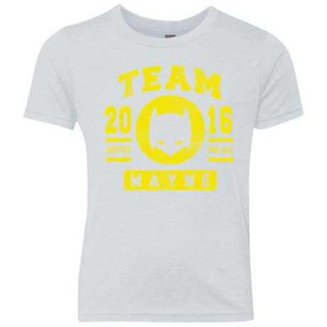 T-Shirts Heather White / YXS TEAM WAYNE Youth Triblend T-Shirt