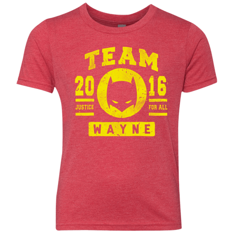 T-Shirts Vintage Red / YXS TEAM WAYNE Youth Triblend T-Shirt