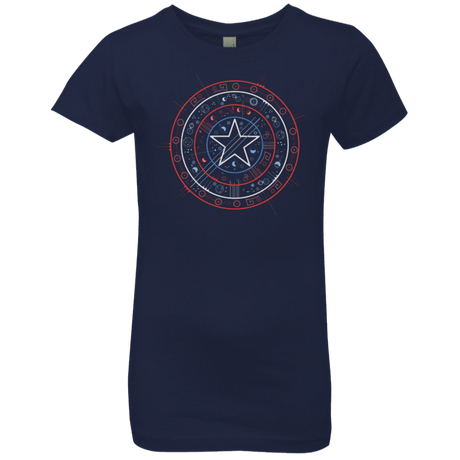 T-Shirts Midnight Navy / YXS Tech America Girls Premium T-Shirt