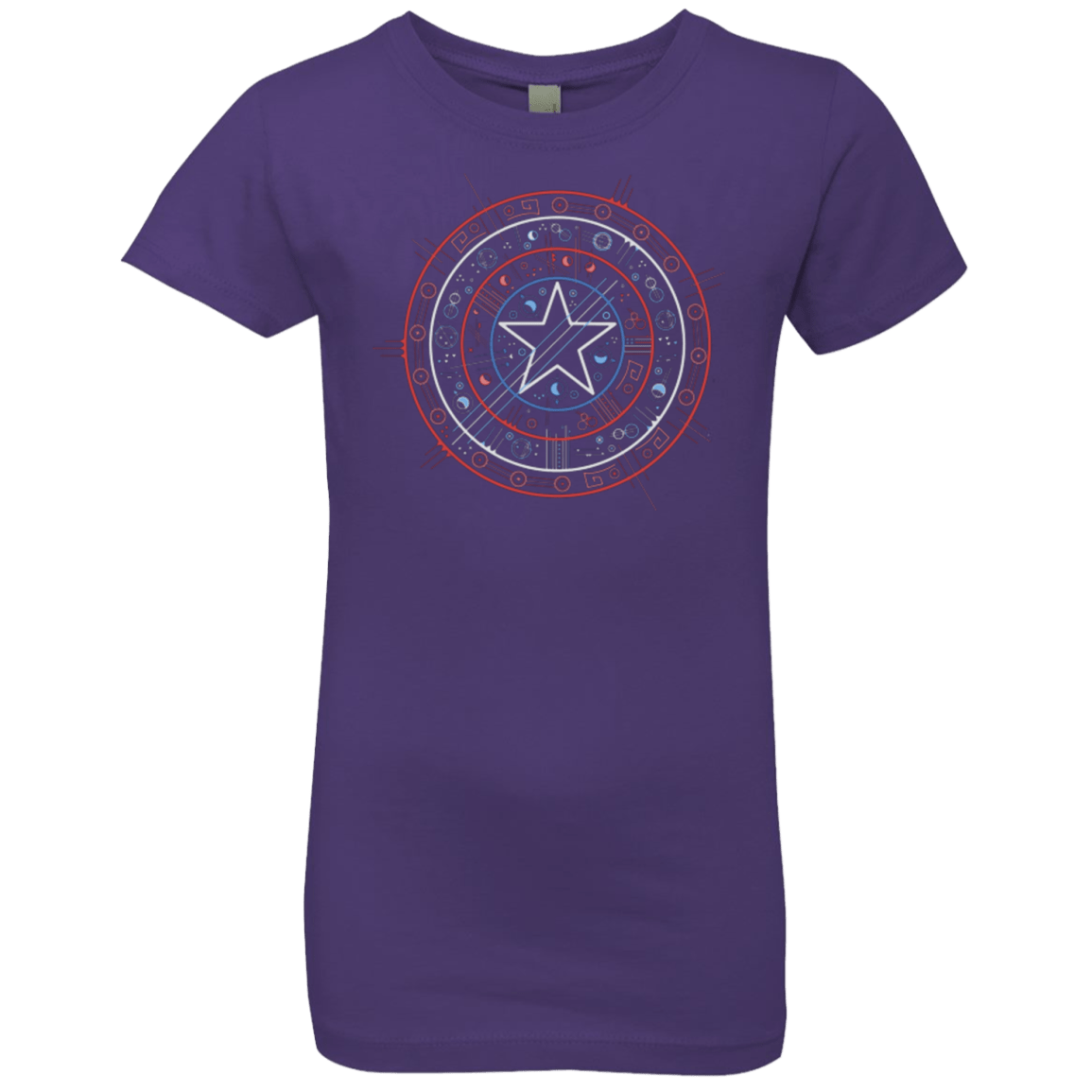 T-Shirts Purple Rush / YXS Tech America Girls Premium T-Shirt