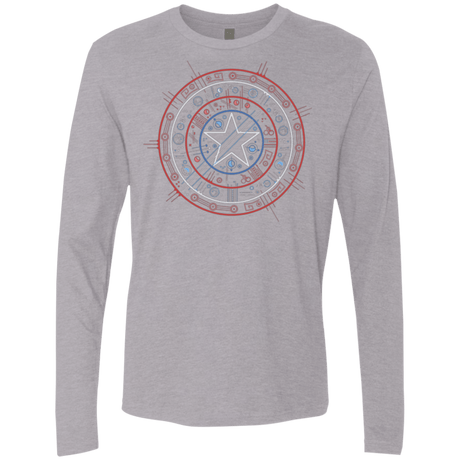 T-Shirts Heather Grey / Small Tech America Men's Premium Long Sleeve