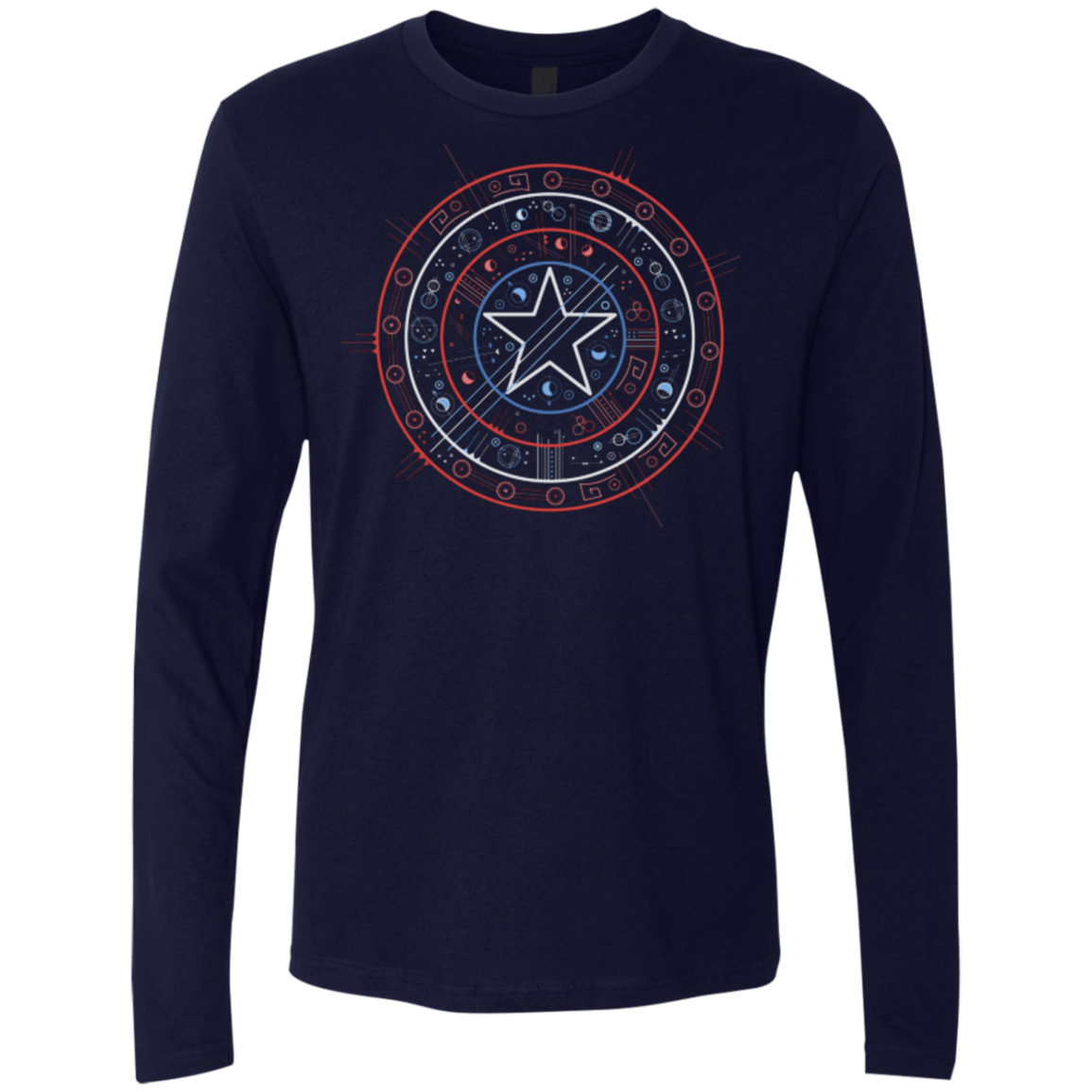 T-Shirts Midnight Navy / Small Tech America Men's Premium Long Sleeve