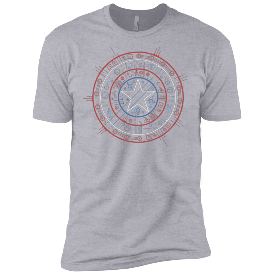 T-Shirts Heather Grey / X-Small Tech America Men's Premium T-Shirt