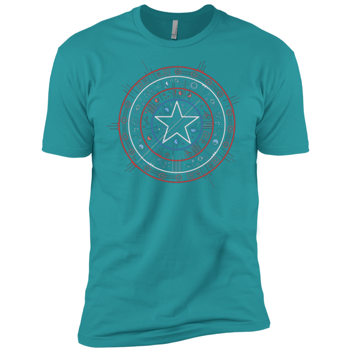 T-Shirts Tahiti Blue / X-Small Tech America Men's Premium T-Shirt