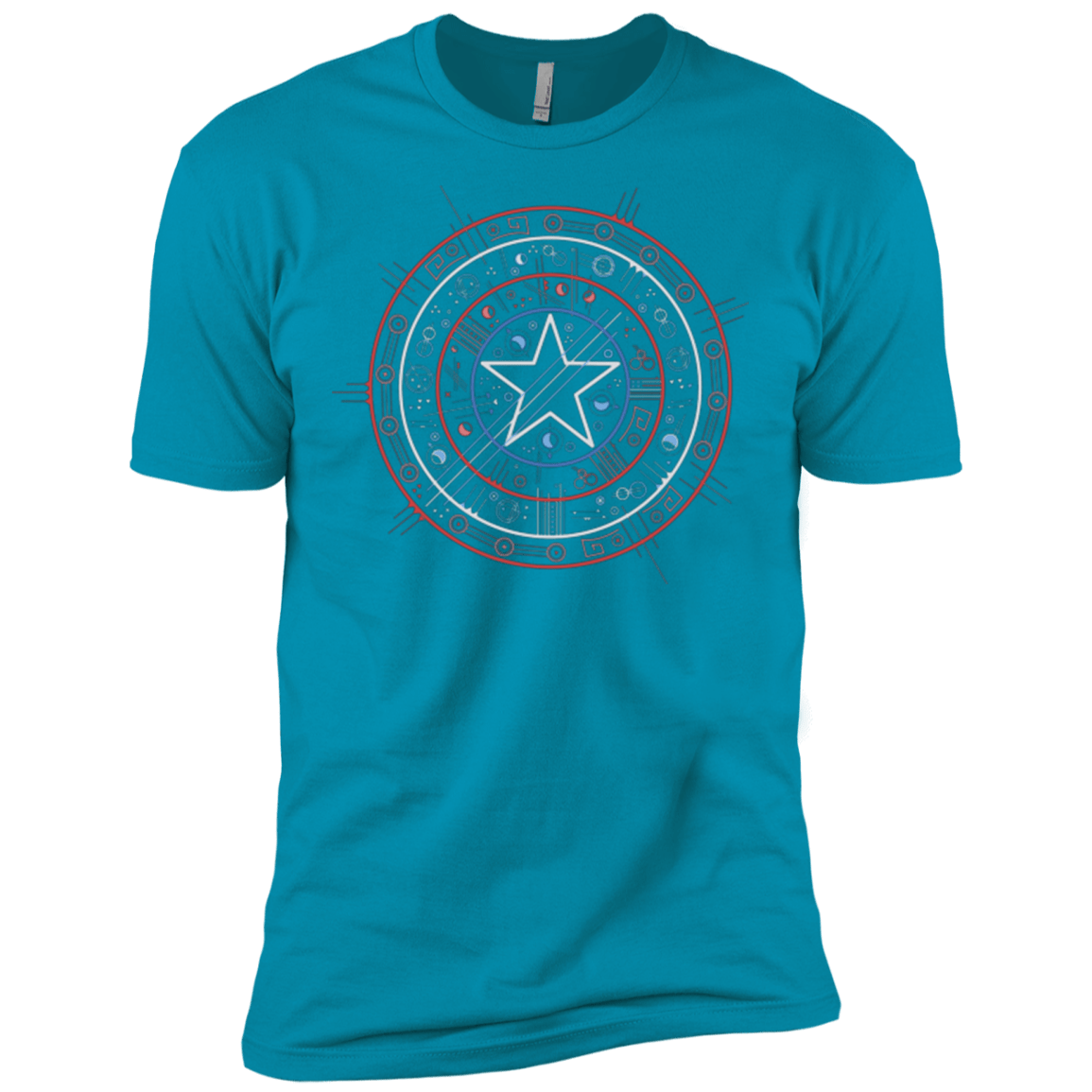 T-Shirts Turquoise / X-Small Tech America Men's Premium T-Shirt