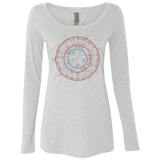 T-Shirts Heather White / Small Tech America Women's Triblend Long Sleeve Shirt