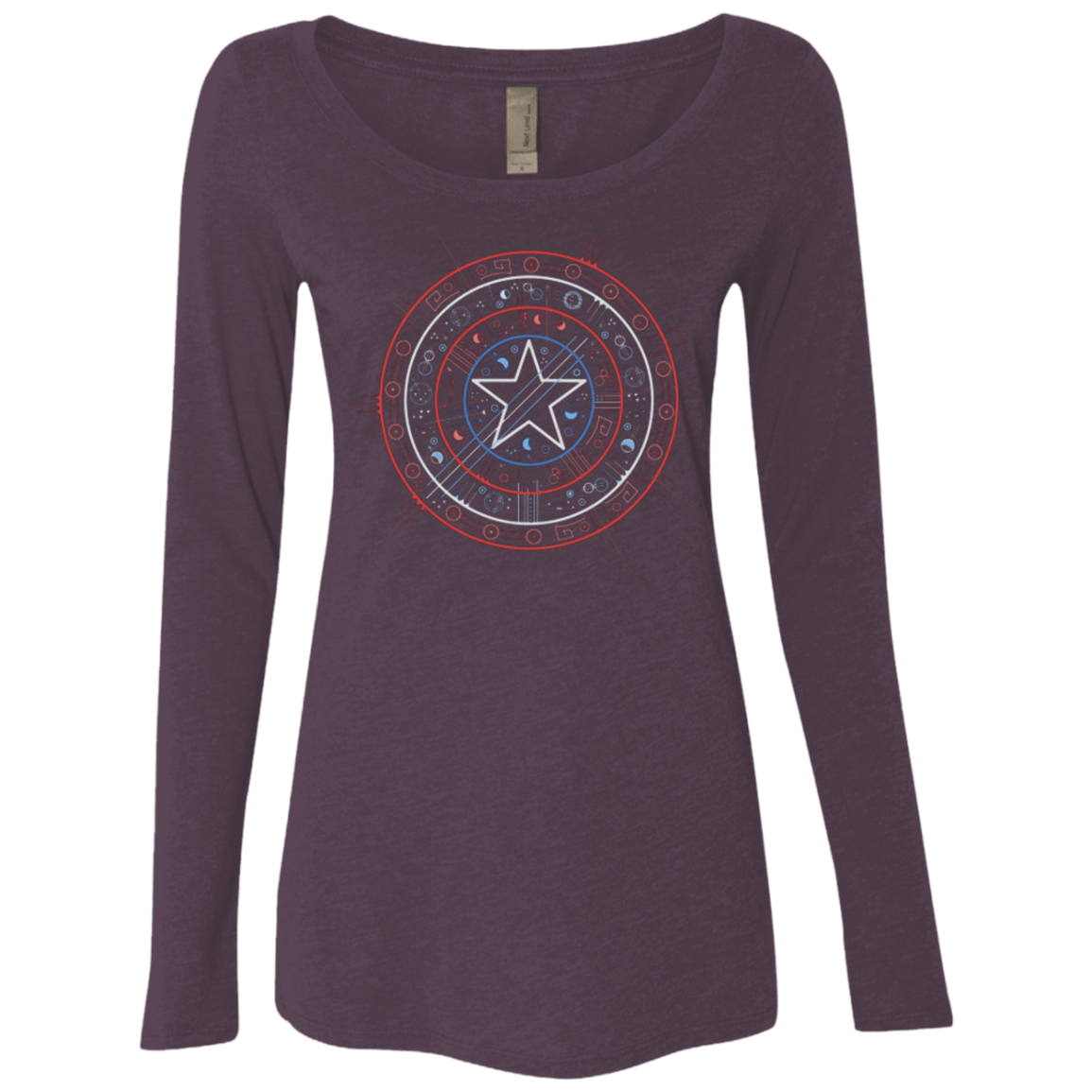 T-Shirts Vintage Purple / Small Tech America Women's Triblend Long Sleeve Shirt