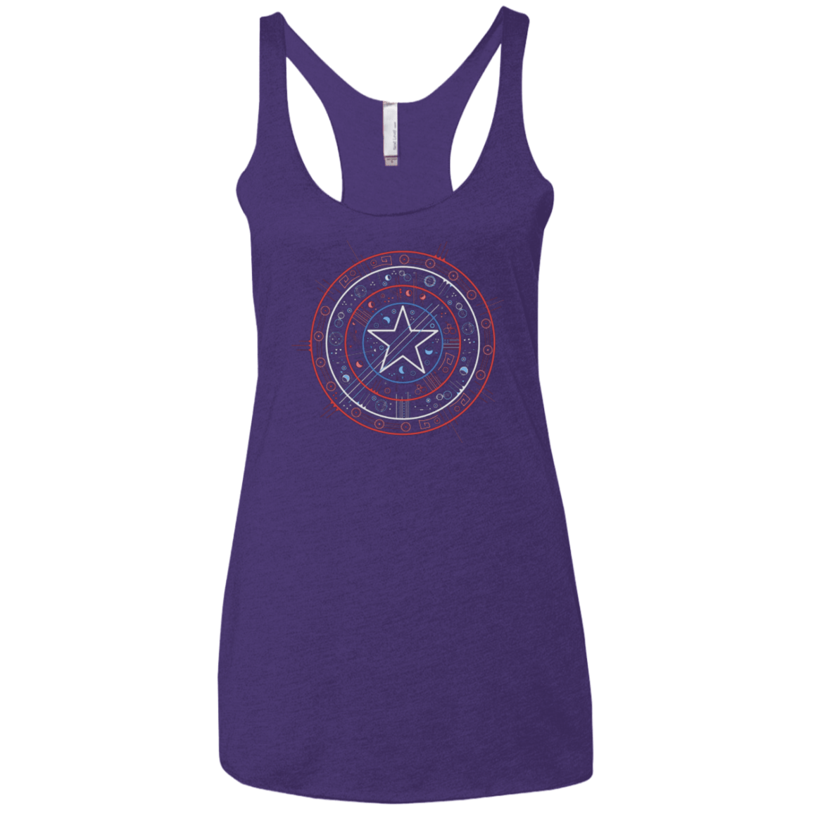 T-Shirts Purple / X-Small Tech America Women's Triblend Racerback Tank