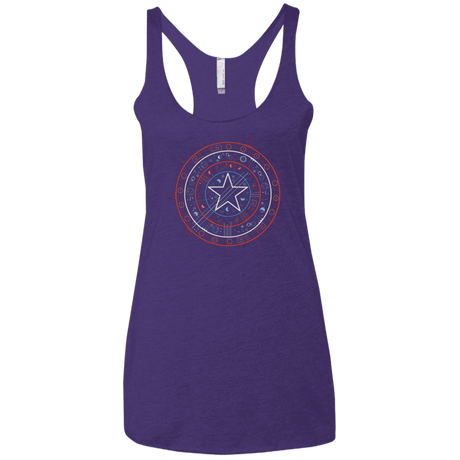 T-Shirts Purple / X-Small Tech America Women's Triblend Racerback Tank