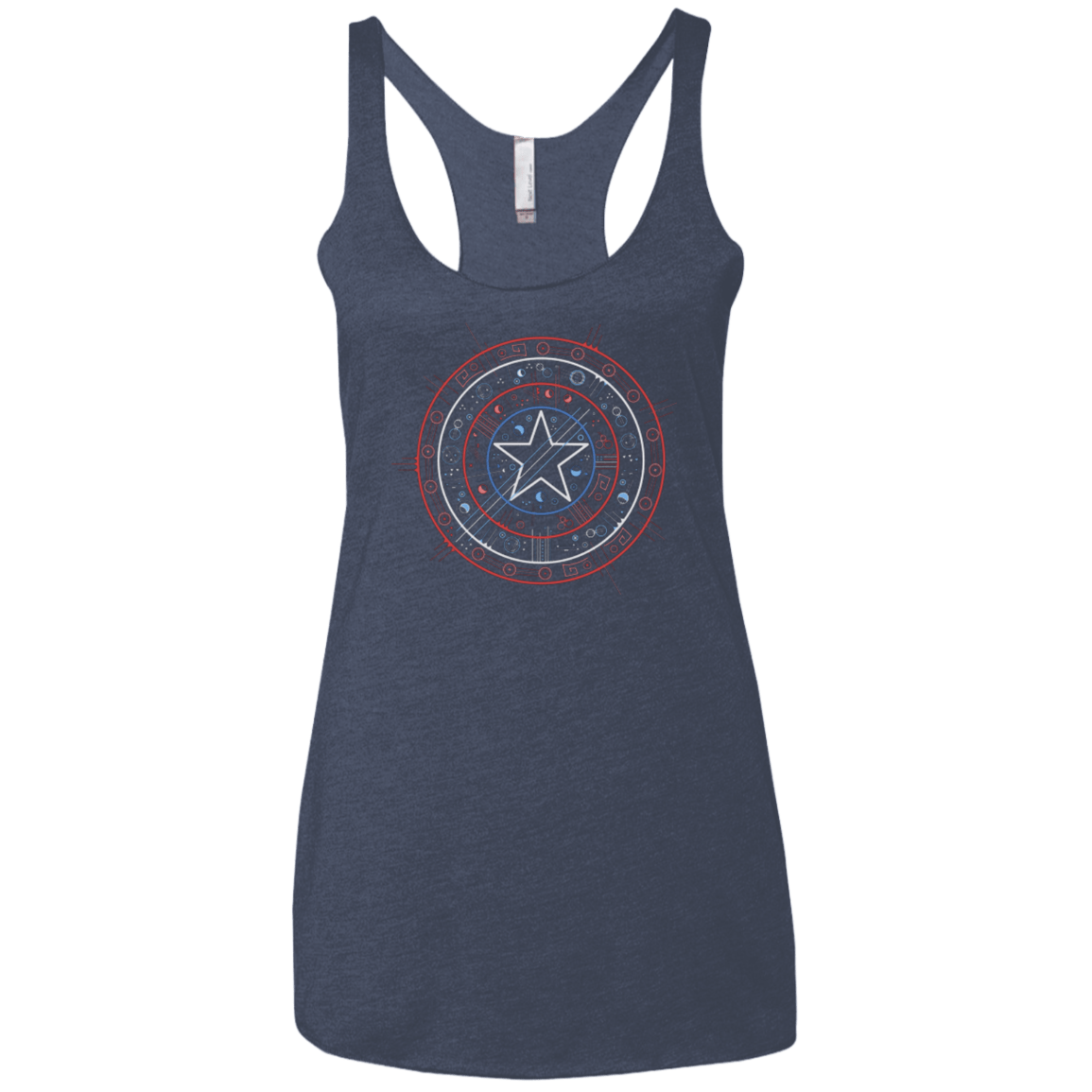 T-Shirts Vintage Navy / X-Small Tech America Women's Triblend Racerback Tank
