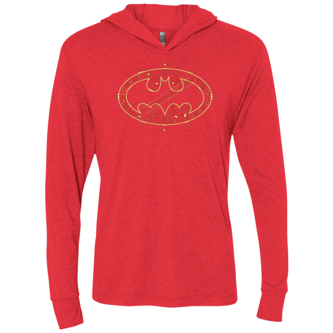 T-Shirts Vintage Red / X-Small Tech bat Triblend Long Sleeve Hoodie Tee