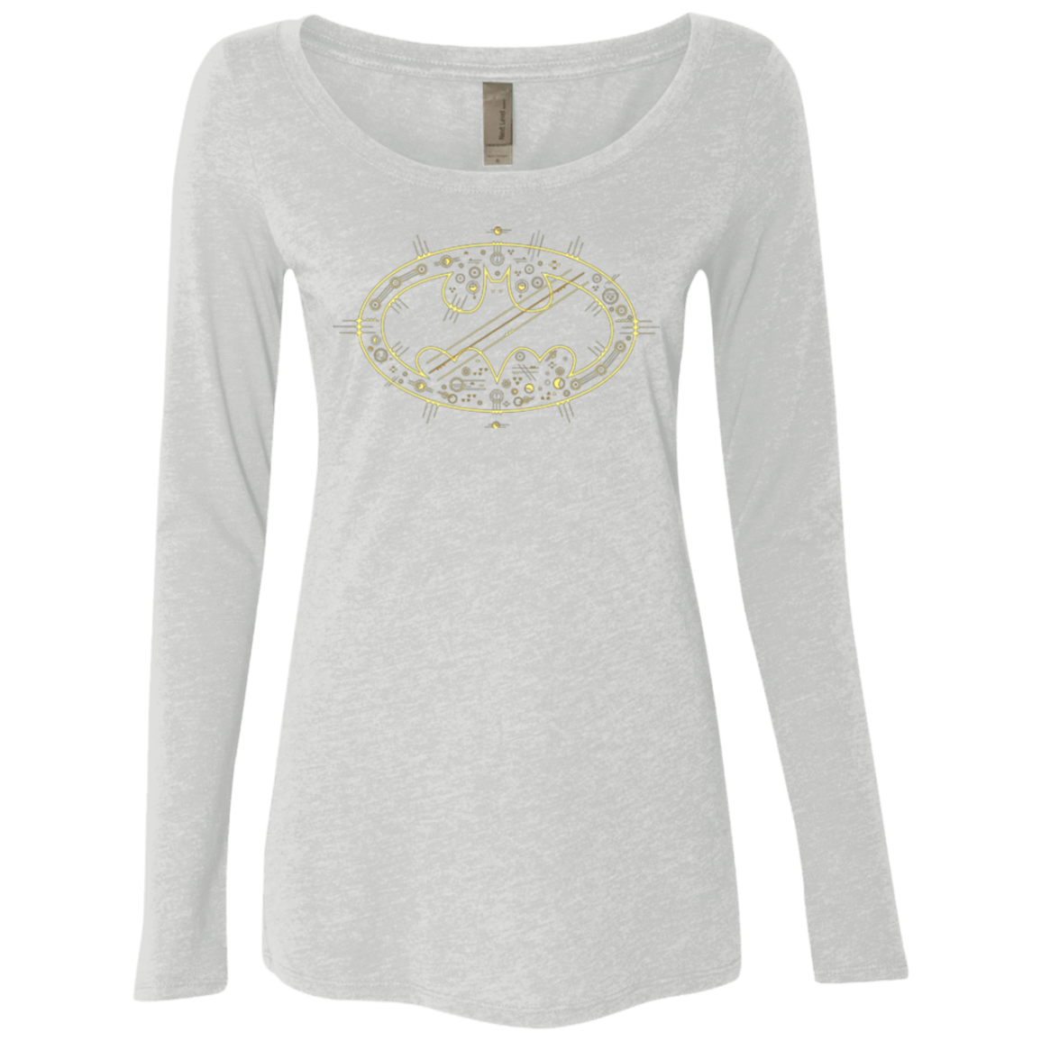 T-Shirts Heather White / Small Tech bat Women's Triblend Long Sleeve Shirt