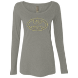 T-Shirts Venetian Grey / Small Tech bat Women's Triblend Long Sleeve Shirt