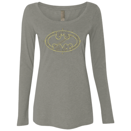 T-Shirts Venetian Grey / Small Tech bat Women's Triblend Long Sleeve Shirt
